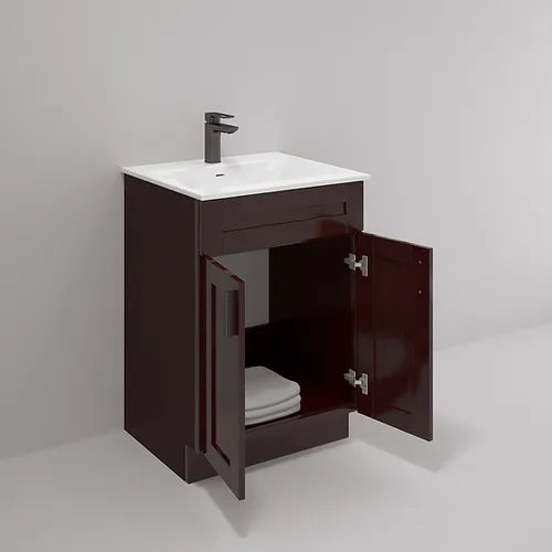 Bathroom Sink Base Vanity 24" 30" 36" Width in Espresso Shaker